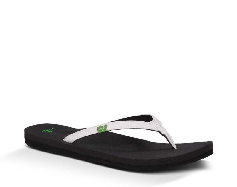 Sanuk Yoga Joy Women's Sandals White | Canada 58UZG